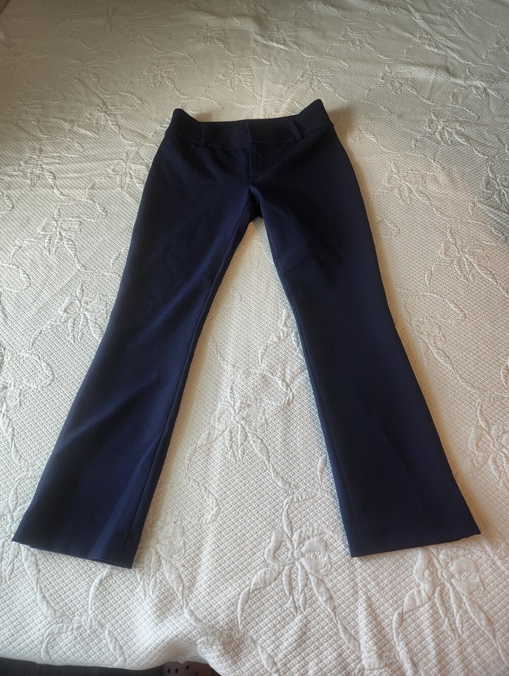 Alice + Olivia Dark Navy Flare Pants